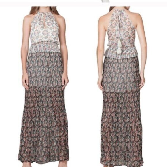 Anthropologie Dresses & Skirts - Anthropologie Foxiedox Antonia Pleated Maxi Floral Dress Size NWT XS MSRP $180